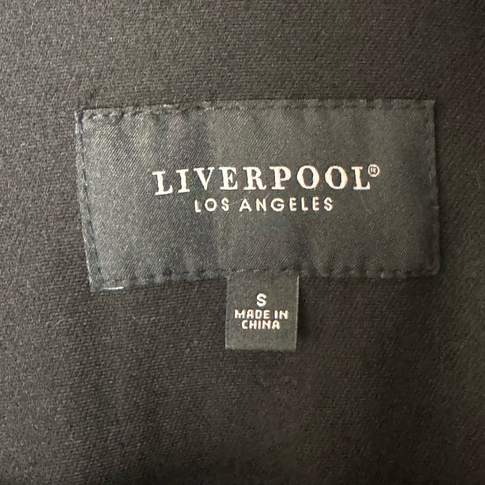 LIVERPOOL MOTO JACKET BLACK SMALL #72 - Picture 5 of 7